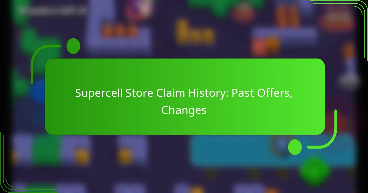 Supercell Store Claim History: Past Offers, Changes