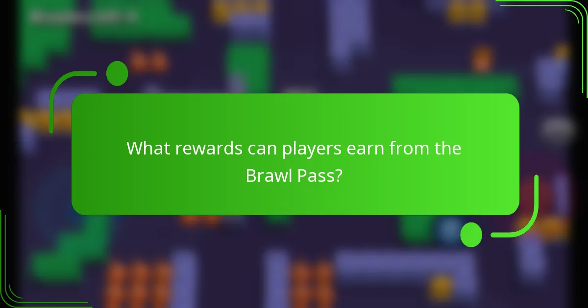 What rewards can players earn from the Brawl Pass?